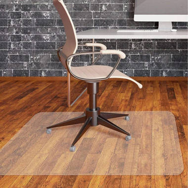 Desk chair mat for hard online floors